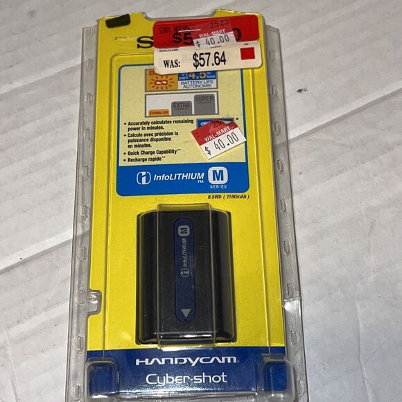 SONY NP-FM50 InfoLITHIUM M Series Rechargeable Battery Pack Genuine